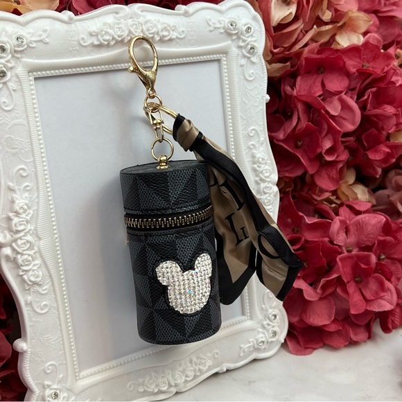 Mickey Mouse Coin Purse with Ribbon Tassel Keychain - Picture 2 of 16